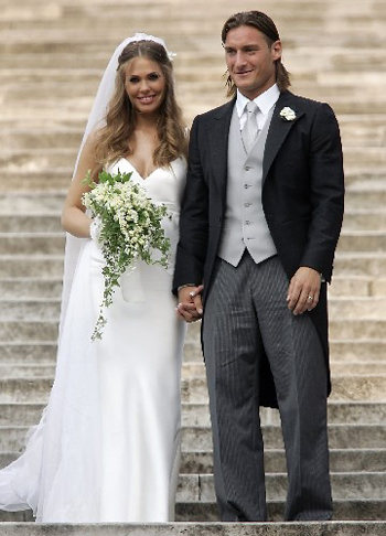 francesco totti et sa femme